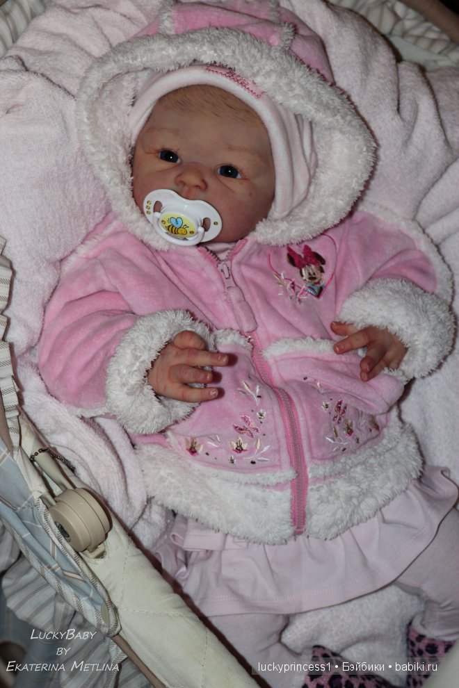 Алинка-Малинка. Кукла реборн Екатерины Метлиной