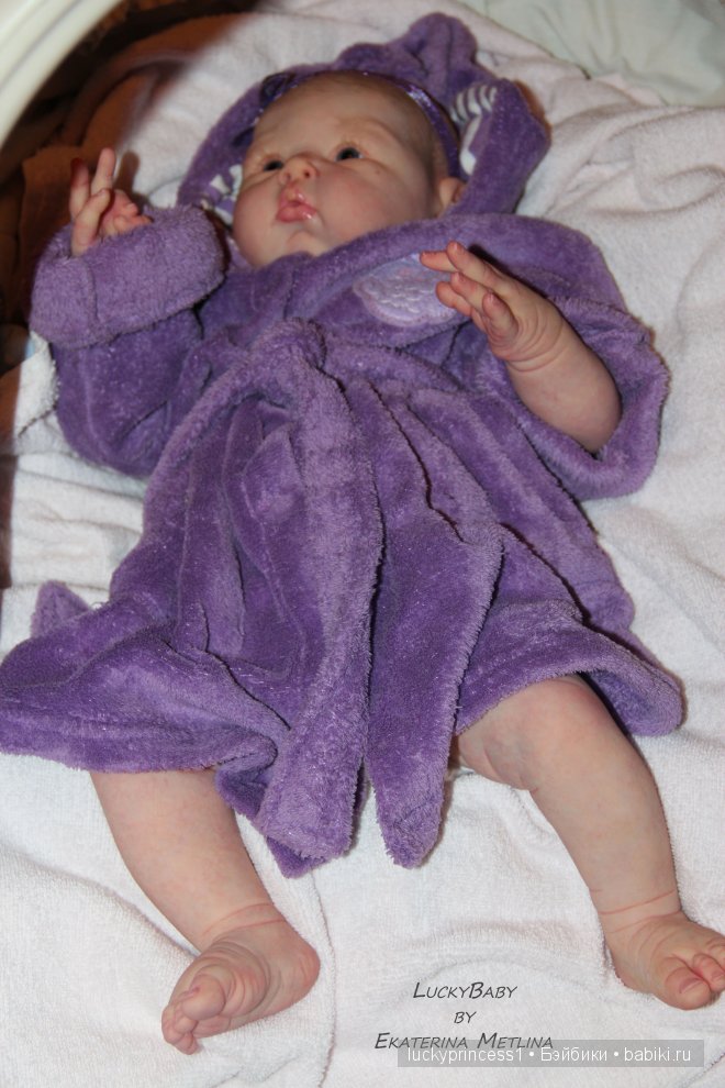 Алинка-Малинка. Кукла реборн Екатерины Метлиной