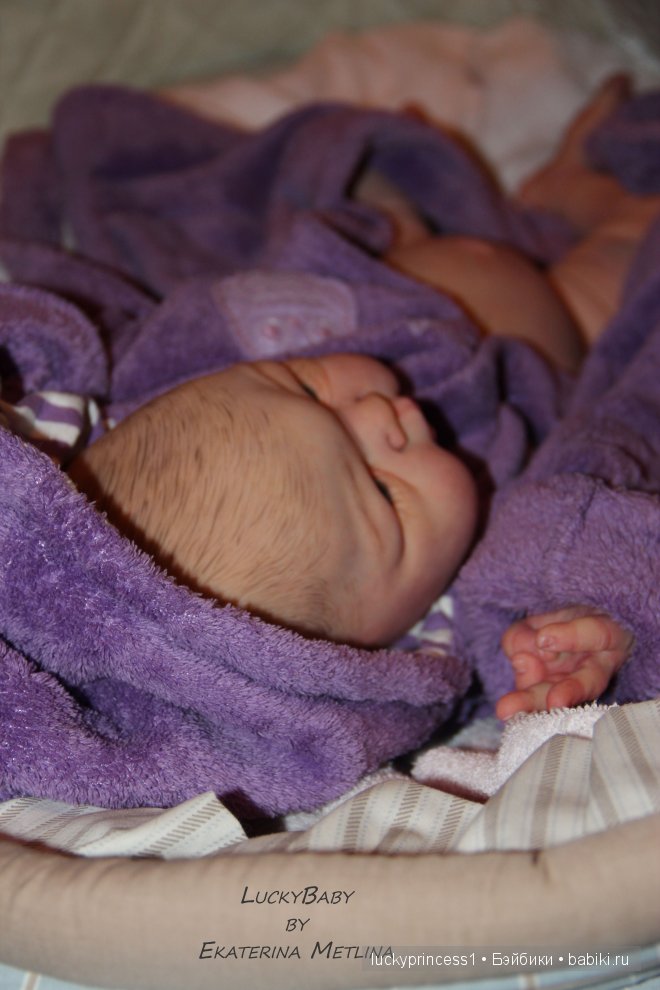 Алинка-Малинка. Кукла реборн Екатерины Метлиной