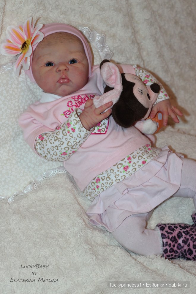 Алинка-Малинка. Кукла реборн Екатерины Метлиной (фото 4)