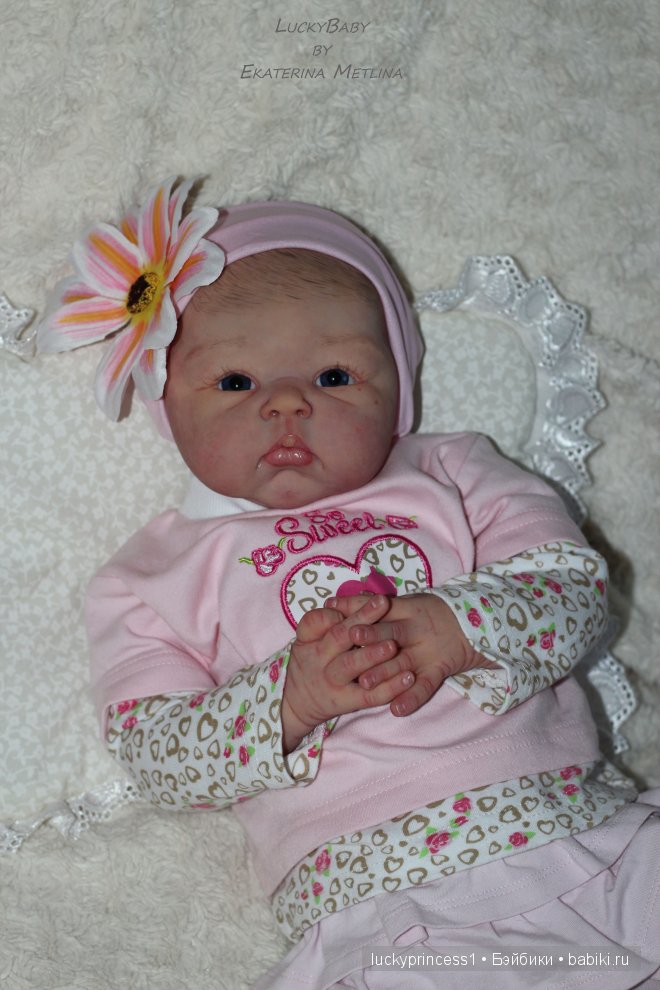 Алинка-Малинка. Кукла реборн Екатерины Метлиной (фото 2)