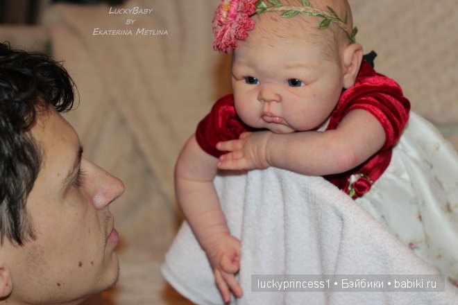 Алинка-Малинка. Кукла реборн Екатерины Метлиной