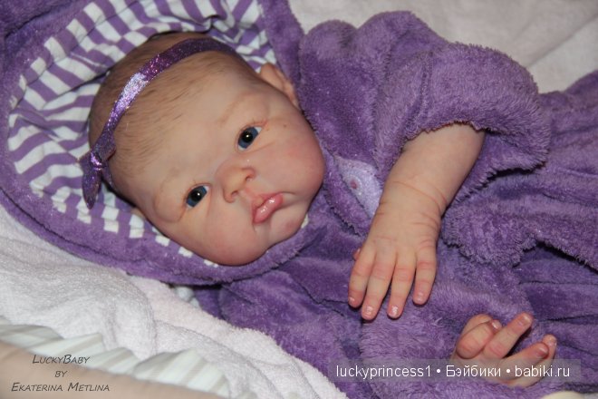Алинка-Малинка. Кукла реборн Екатерины Метлиной