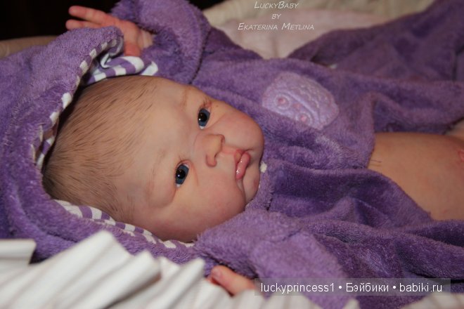 Алинка-Малинка. Кукла реборн Екатерины Метлиной