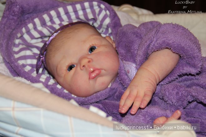 Алинка-Малинка. Кукла реборн Екатерины Метлиной