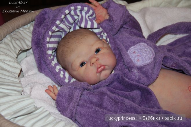 Алинка-Малинка. Кукла реборн Екатерины Метлиной