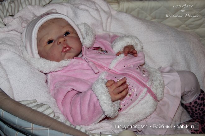 Алинка-Малинка. Кукла реборн Екатерины Метлиной