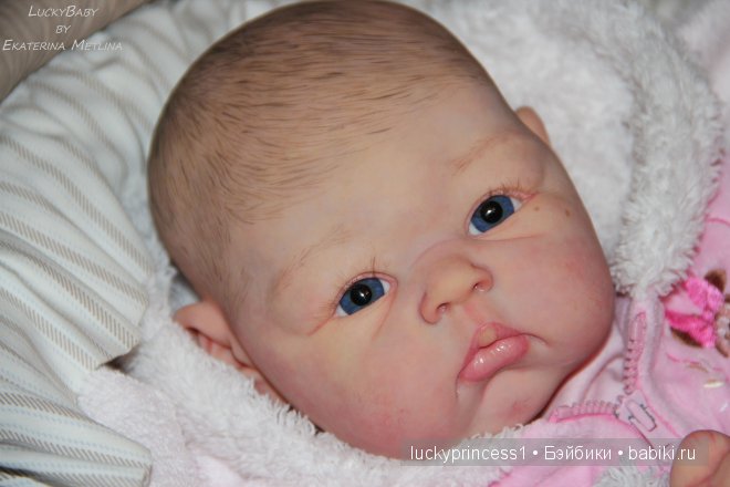 Алинка-Малинка. Кукла реборн Екатерины Метлиной