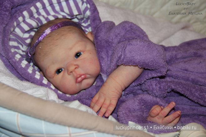 Алинка-Малинка. Кукла реборн Екатерины Метлиной