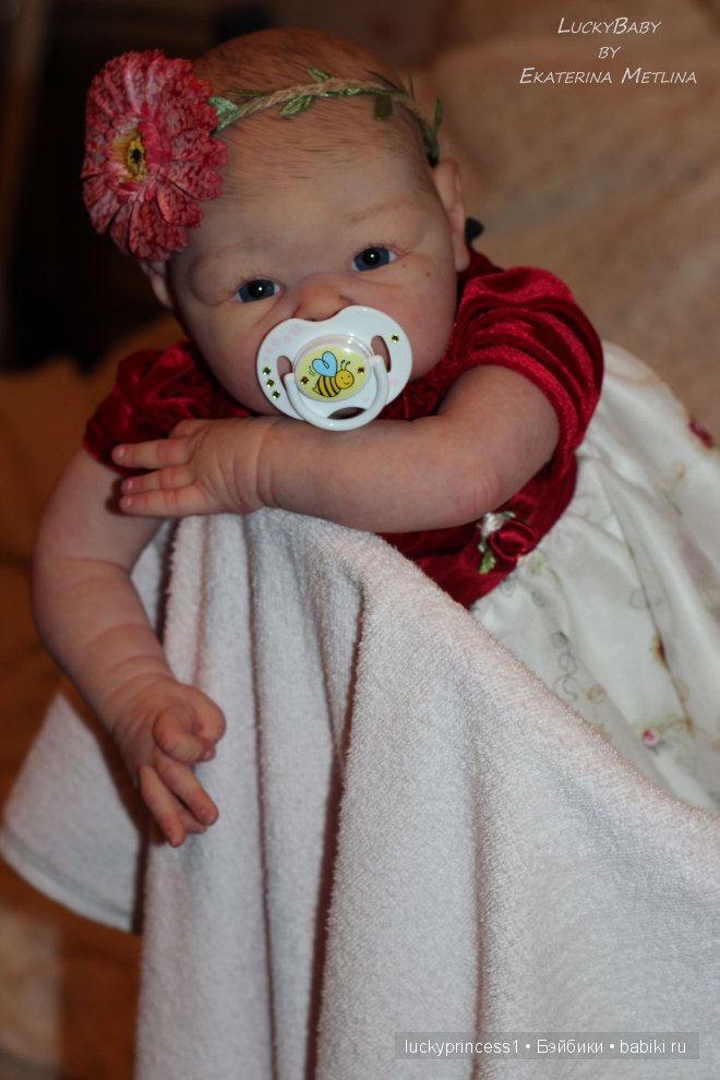 Алинка-Малинка. Кукла реборн Екатерины Метлиной
