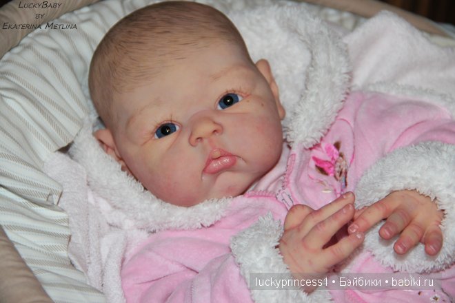 Алинка-Малинка. Кукла реборн Екатерины Метлиной