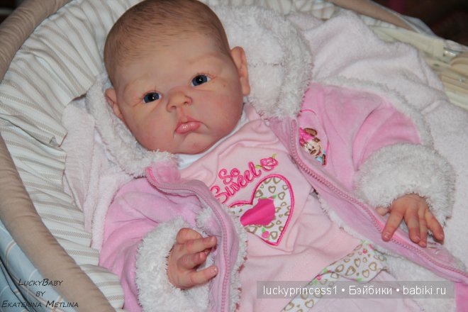 Алинка-Малинка. Кукла реборн Екатерины Метлиной