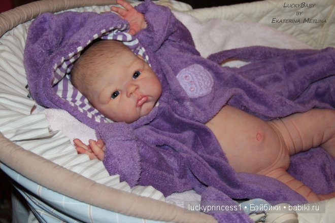 Алинка-Малинка. Кукла реборн Екатерины Метлиной