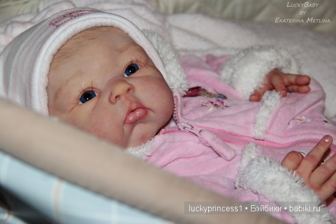 Алинка-Малинка. Кукла реборн Екатерины Метлиной