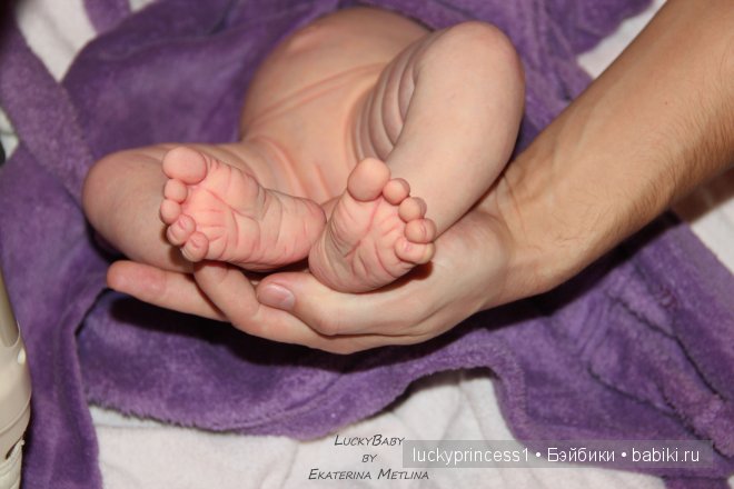 Алинка-Малинка. Кукла реборн Екатерины Метлиной