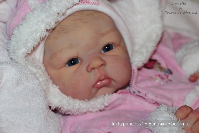 Алинка-Малинка. Кукла реборн Екатерины Метлиной