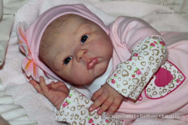 Алинка-Малинка. Кукла реборн Екатерины Метлиной (фото 6)