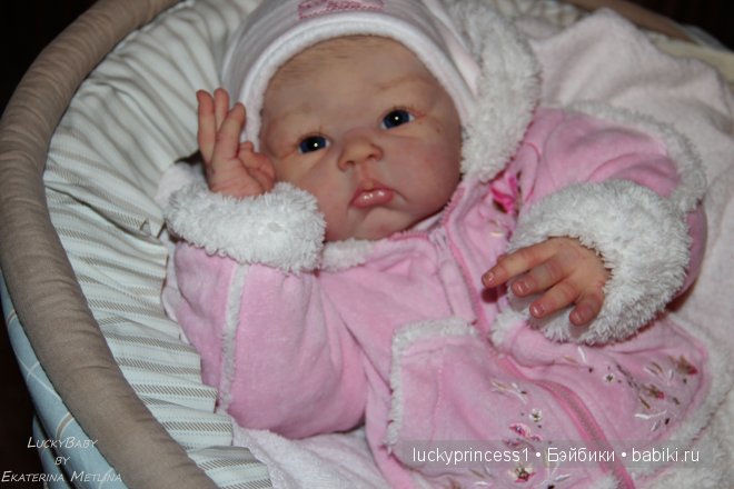 Алинка-Малинка. Кукла реборн Екатерины Метлиной