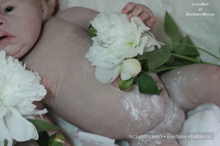 Силикон-виниловая пухляшка Лизок. Кукла реборн Екатерины Метлиной