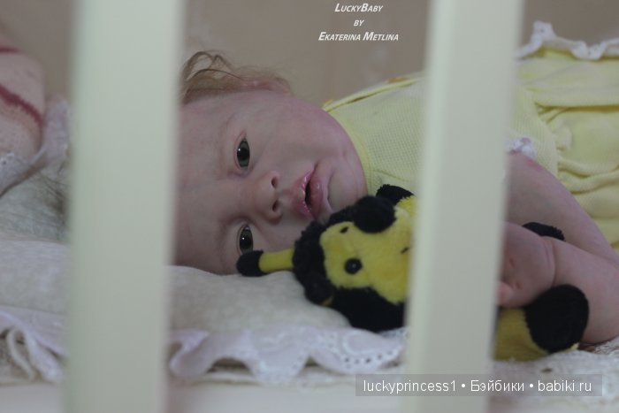 Силикон-виниловая пухляшка Лизок. Кукла реборн Екатерины Метлиной