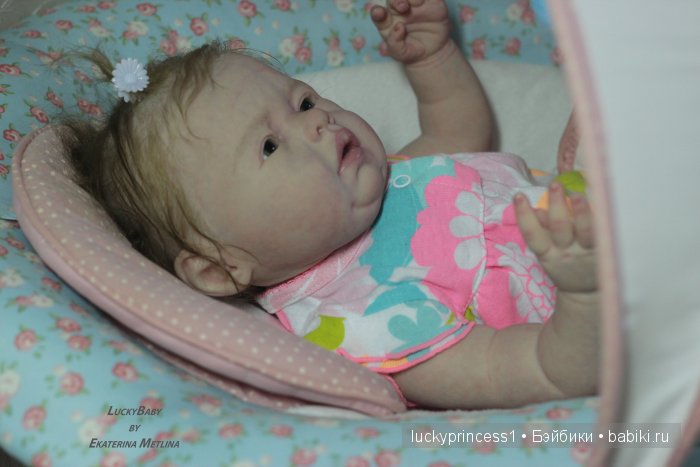 Силикон-виниловая пухляшка Лизок. Кукла реборн Екатерины Метлиной