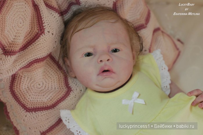 Силикон-виниловая пухляшка Лизок. Кукла реборн Екатерины Метлиной