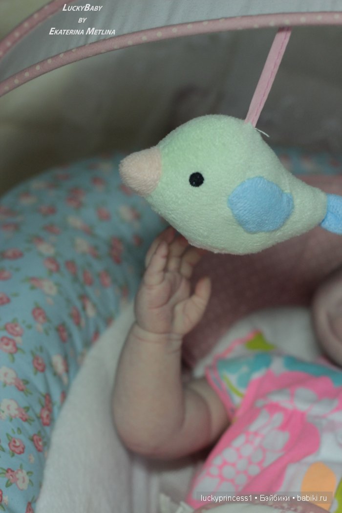 Силикон-виниловая пухляшка Лизок. Кукла реборн Екатерины Метлиной