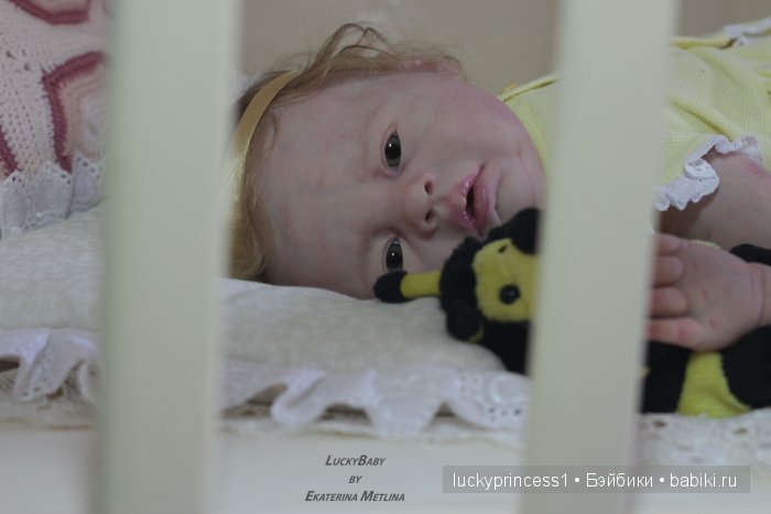 Силикон-виниловая пухляшка Лизок. Кукла реборн Екатерины Метлиной