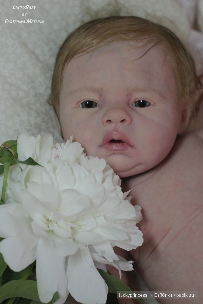 Силикон-виниловая пухляшка Лизок. Кукла реборн Екатерины Метлиной