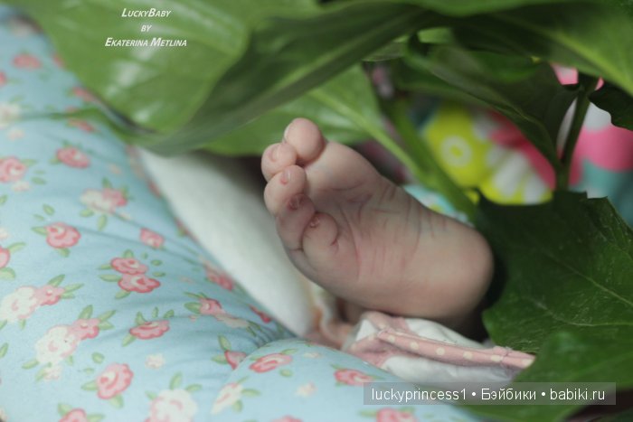 Силикон-виниловая пухляшка Лизок. Кукла реборн Екатерины Метлиной