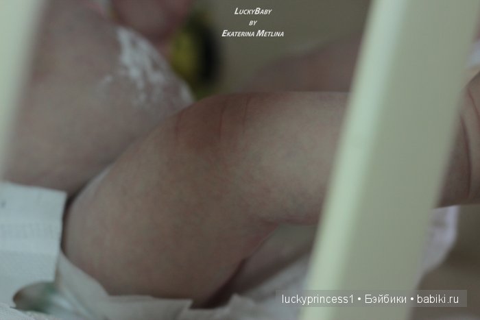 Силикон-виниловая пухляшка Лизок. Кукла реборн Екатерины Метлиной