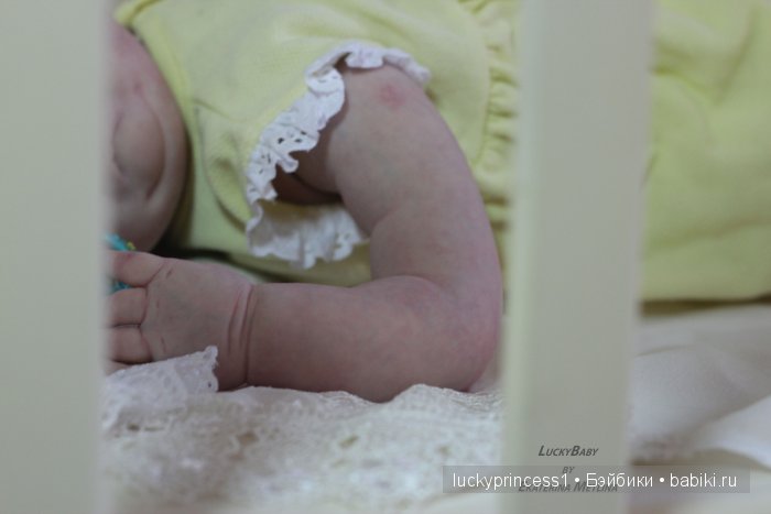 Силикон-виниловая пухляшка Лизок. Кукла реборн Екатерины Метлиной (фото 10)