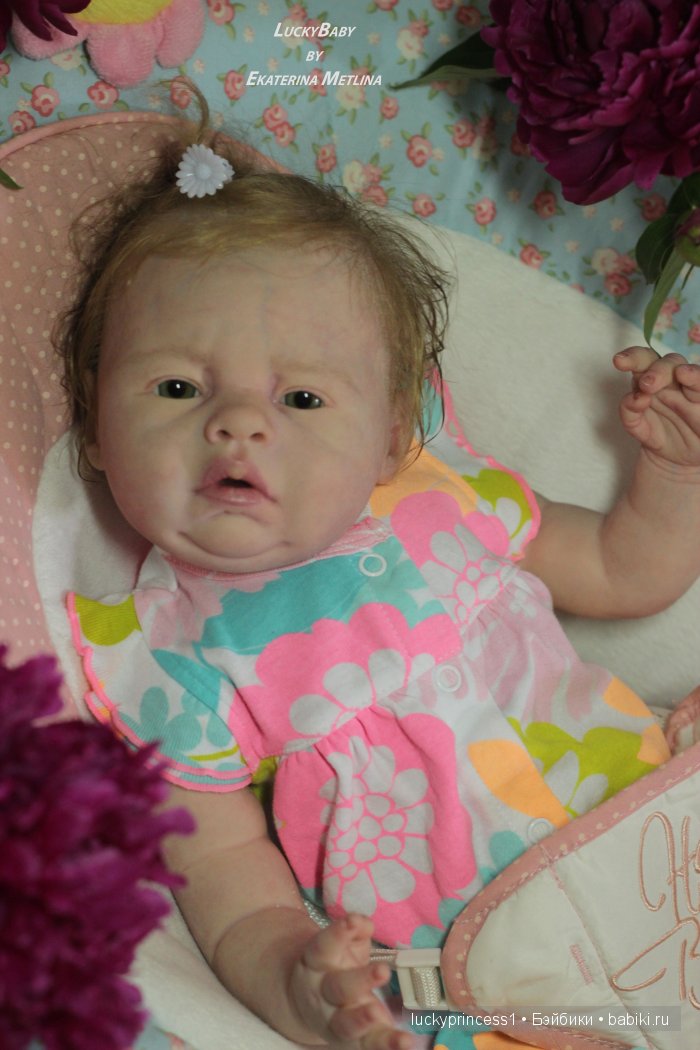 Силикон-виниловая пухляшка Лизок. Кукла реборн Екатерины Метлиной