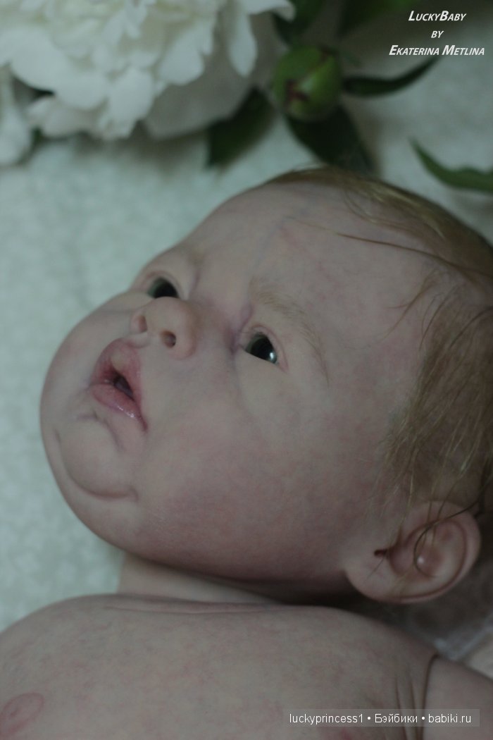 Силикон-виниловая пухляшка Лизок. Кукла реборн Екатерины Метлиной