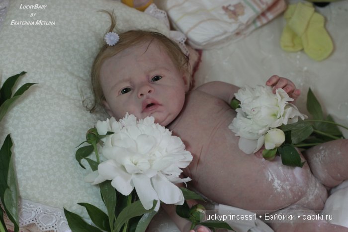 Силикон-виниловая пухляшка Лизок. Кукла реборн Екатерины Метлиной