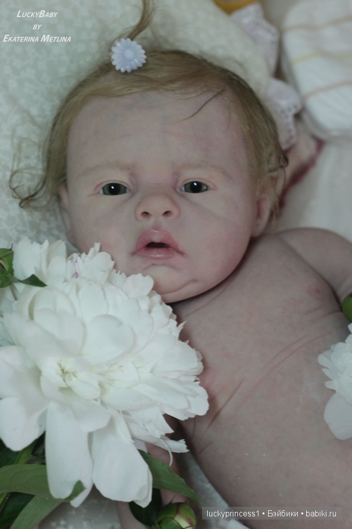 Силикон-виниловая пухляшка Лизок. Кукла реборн Екатерины Метлиной