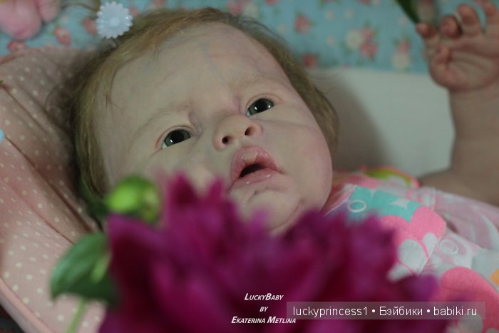 Силикон-виниловая пухляшка Лизок. Кукла реборн Екатерины Метлиной