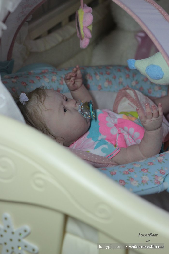 Силикон-виниловая пухляшка Лизок. Кукла реборн Екатерины Метлиной