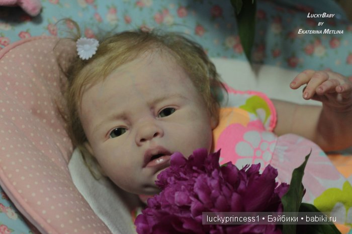 Силикон-виниловая пухляшка Лизок. Кукла реборн Екатерины Метлиной