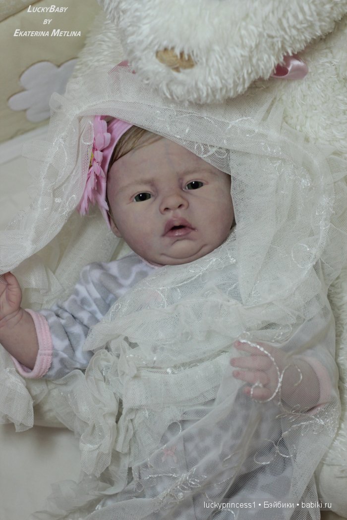 Силикон-виниловая пухляшка Лизок. Кукла реборн Екатерины Метлиной