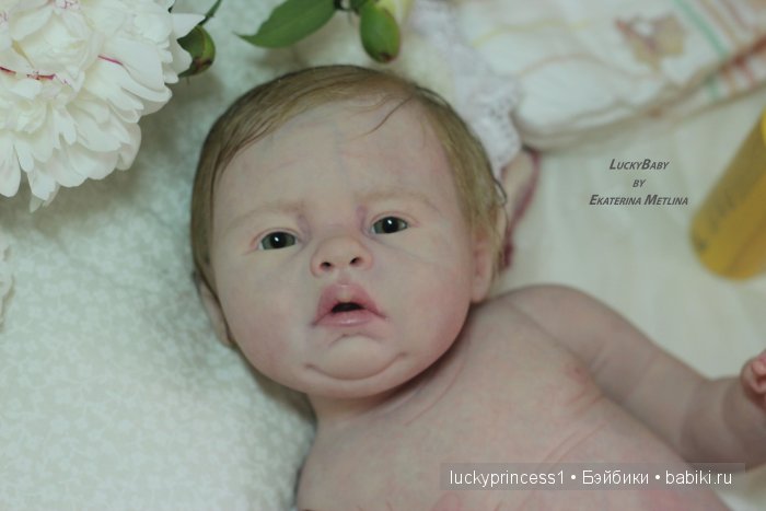 Силикон-виниловая пухляшка Лизок. Кукла реборн Екатерины Метлиной