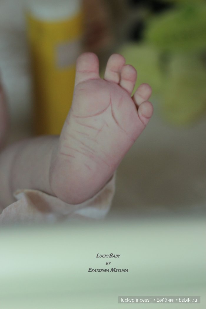 Силикон-виниловая пухляшка Лизок. Кукла реборн Екатерины Метлиной