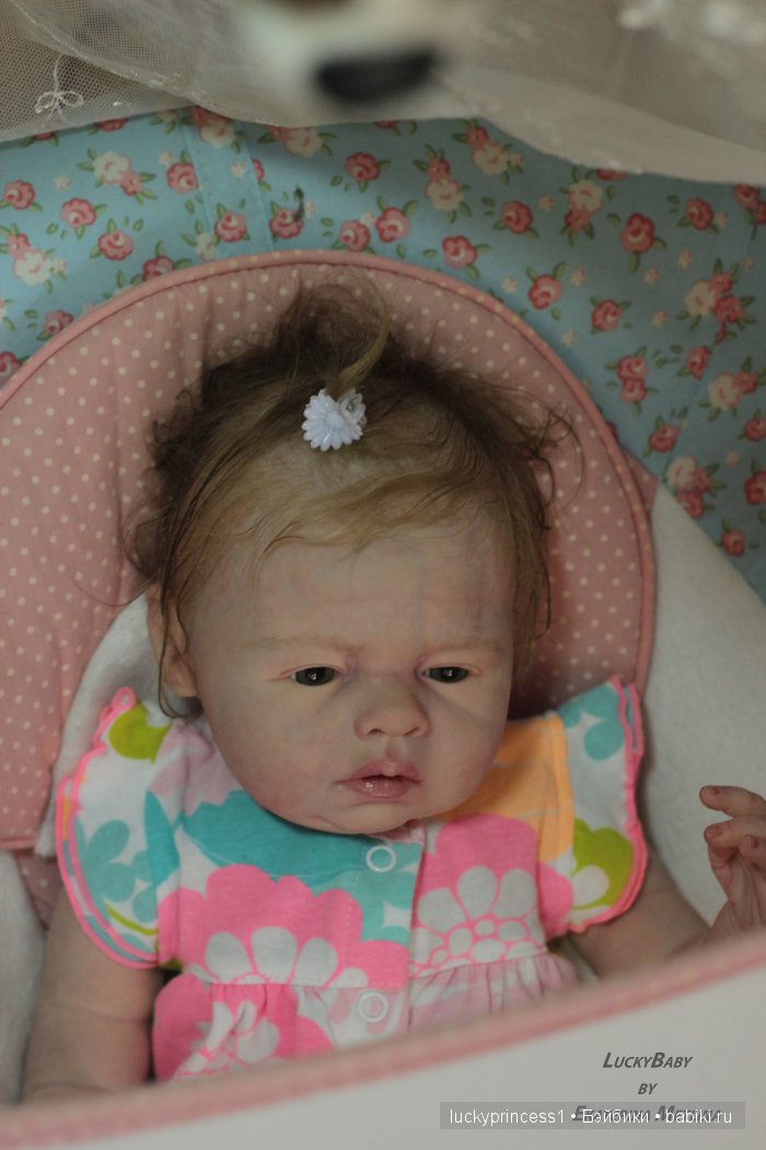 Силикон-виниловая пухляшка Лизок. Кукла реборн Екатерины Метлиной