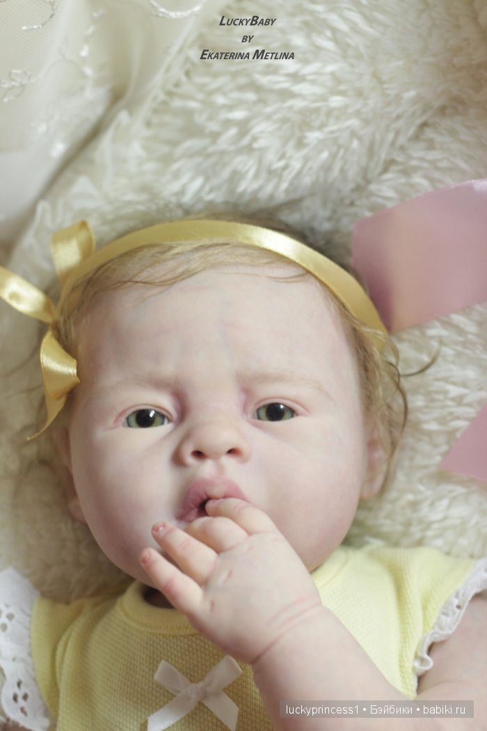 Силикон-виниловая пухляшка Лизок. Кукла реборн Екатерины Метлиной (фото 8)