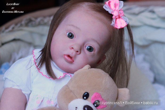 Кукла реборн Танечка, мы до прошили волосики