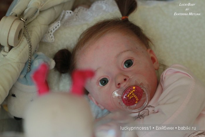 Кукла реборн Танечка, мы до прошили волосики