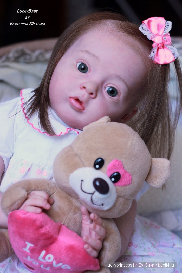 Кукла реборн Танечка, мы до прошили волосики