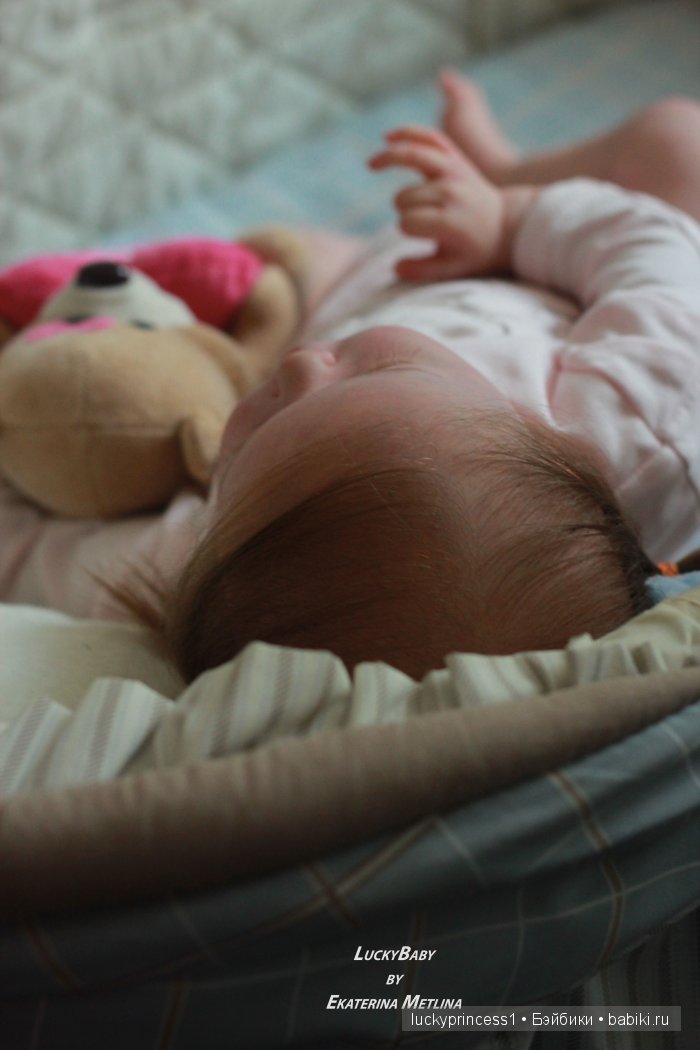 Кукла реборн Танечка, мы до прошили волосики