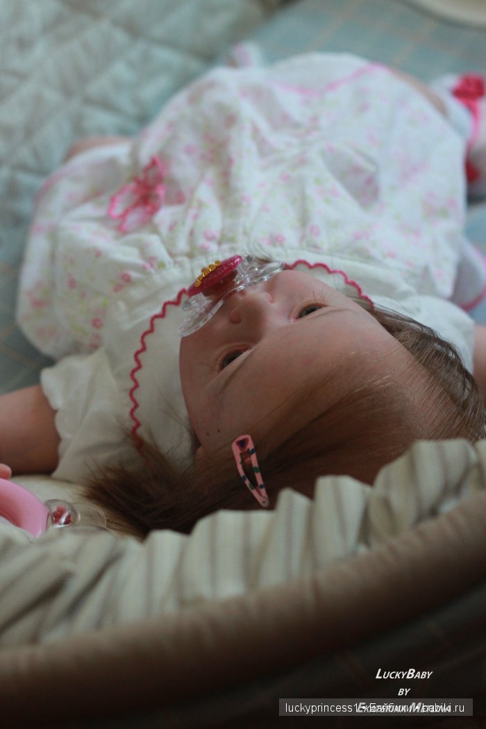 Кукла реборн Танечка, мы до прошили волосики