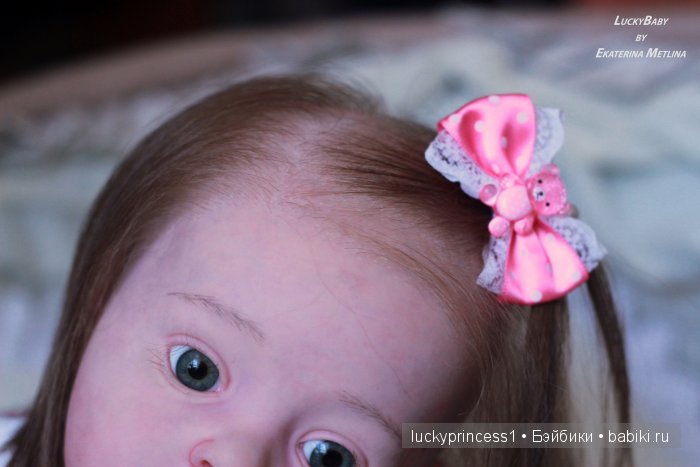 Кукла реборн Танечка, мы до прошили волосики